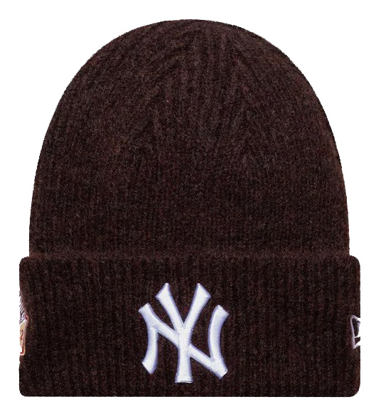 Czapka zimowa NEW ERA NYY MLB World Series Knit Beanie brązowa