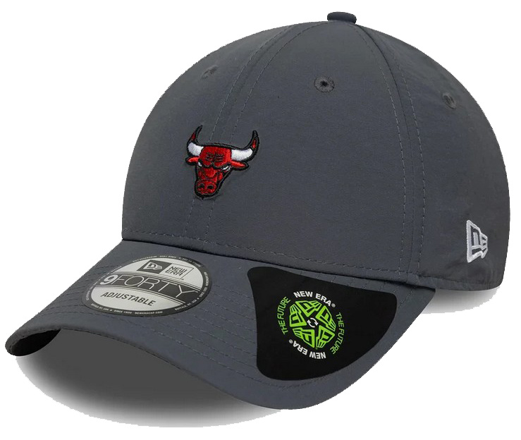 Czapka z daszkiem NEW ERA Chicago Bulls Recycled NBA 9FORTY szara