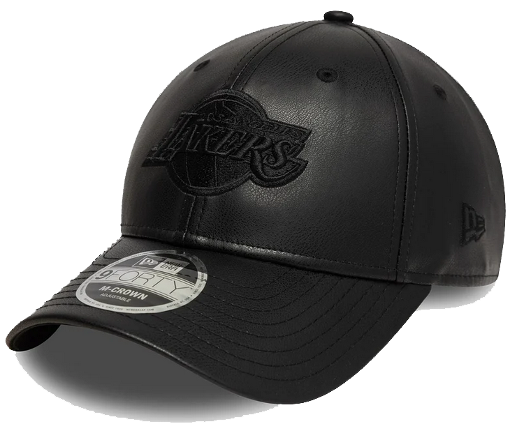 Czapka z daszkiem NEW ERA LA Lakers PU 9FORTY M-Crown czarna