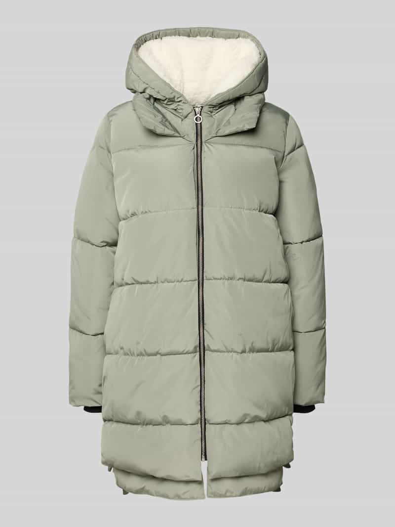 Płaszcz pikowany o kroju regular fit z kapturem model ‘KELLY’