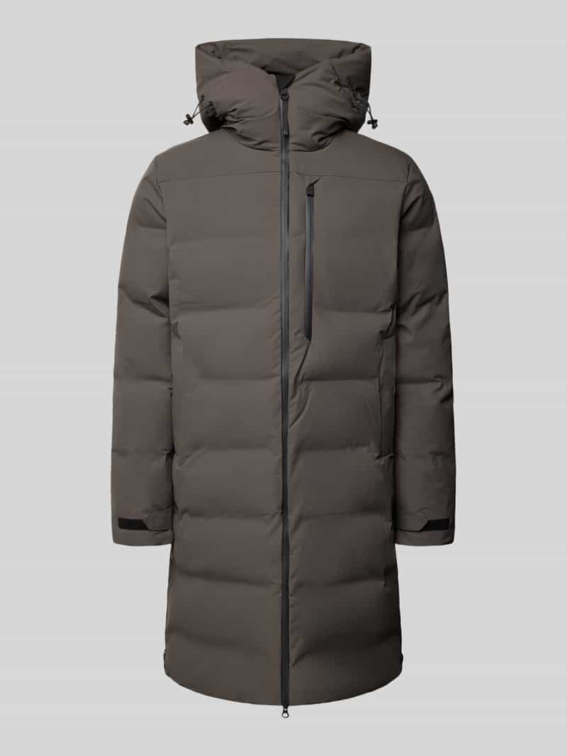 Płaszcz pikowany z zamkiem błyskawicznym dwustronnym model ‘KAUSTINEN’