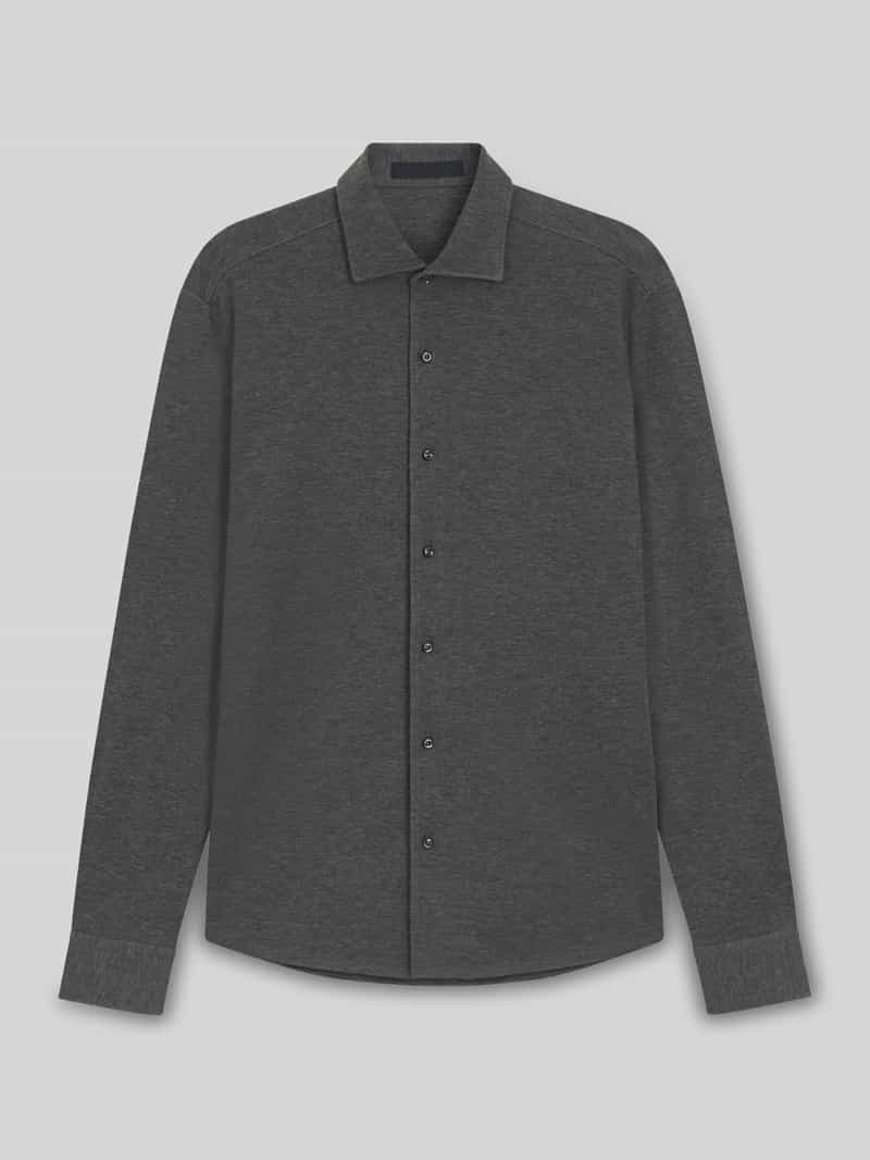 Koszula casualowa o kroju slim fit z bawełnianego dżerseju model ‘H-RUDY’ – BECKHAM x BOSS