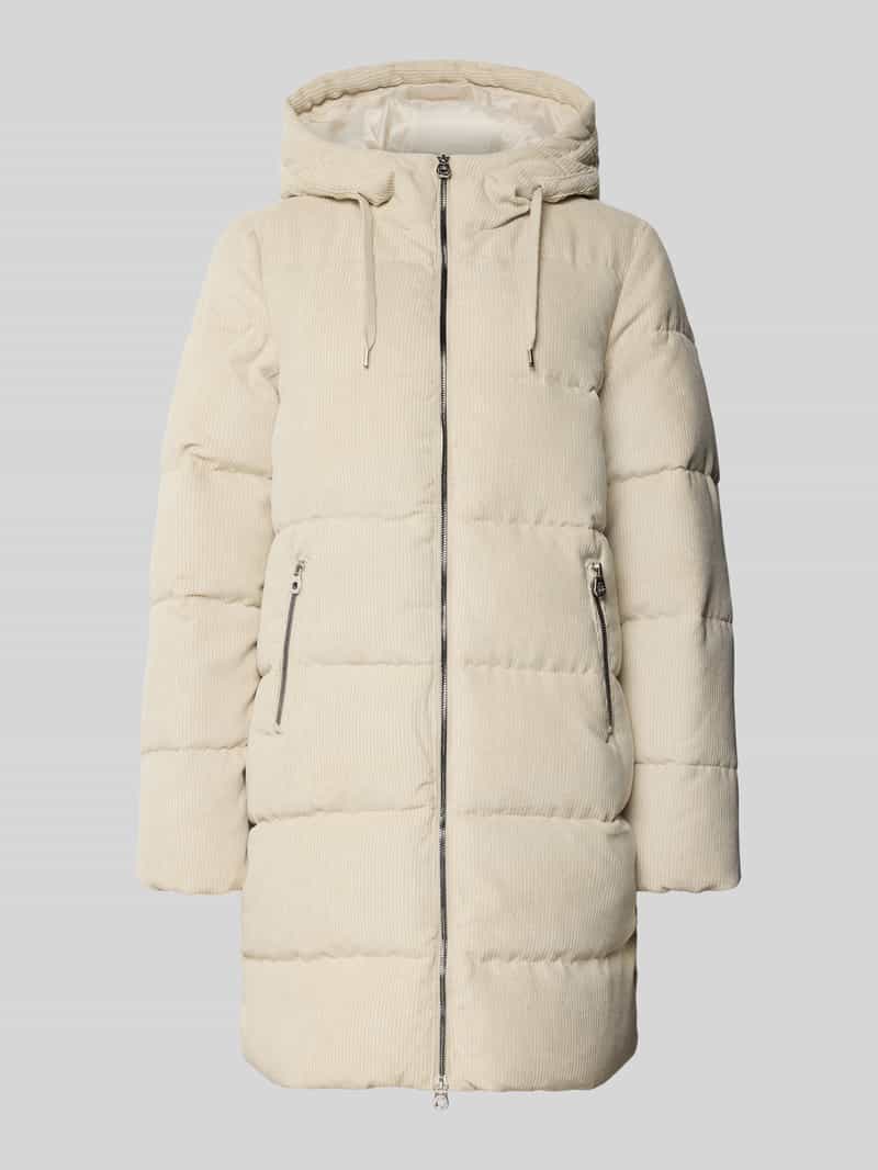 Płaszcz pikowany o kroju regular fit ze sztruksu model ‘DOLLY’