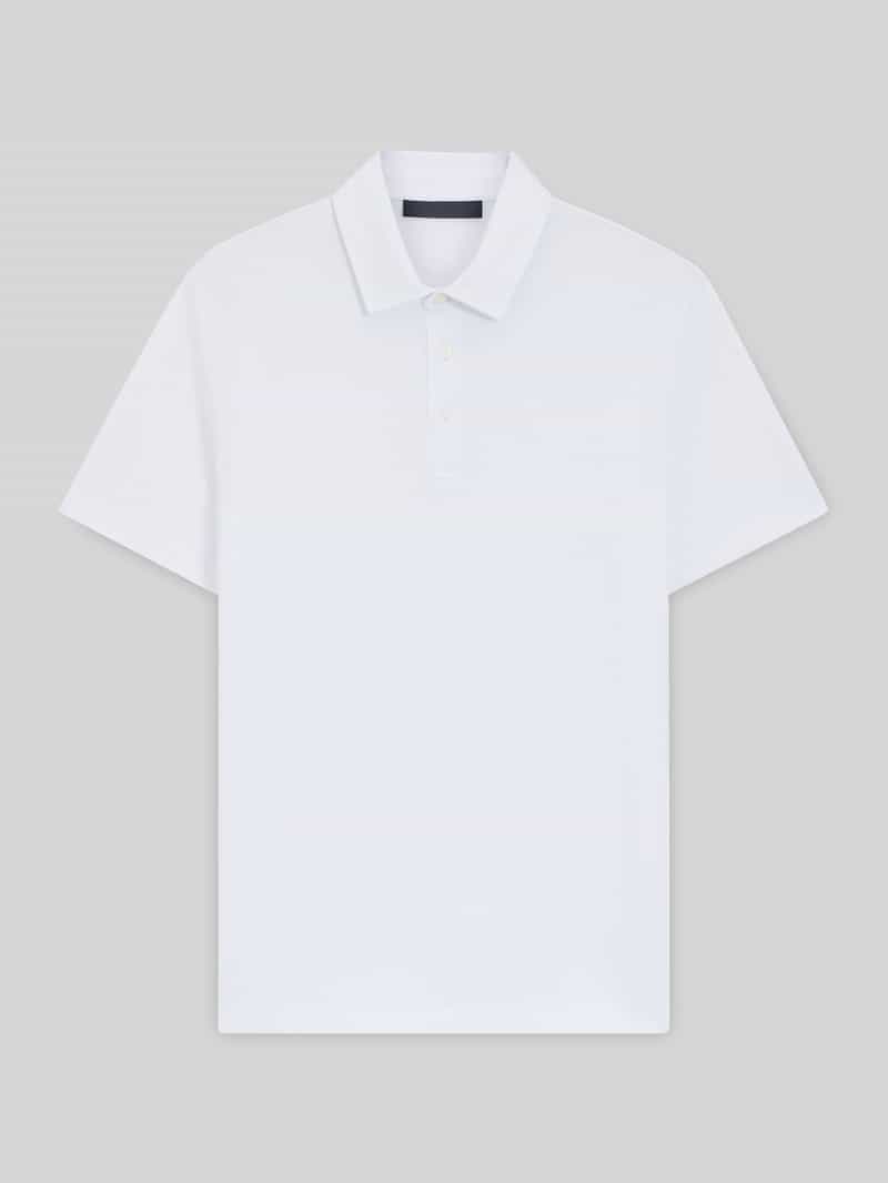 Koszulka polo o kroju regular fit z mieszanki bawełny i jedwabiu model ‘PARRIS’ – BECKHAM x BOSS