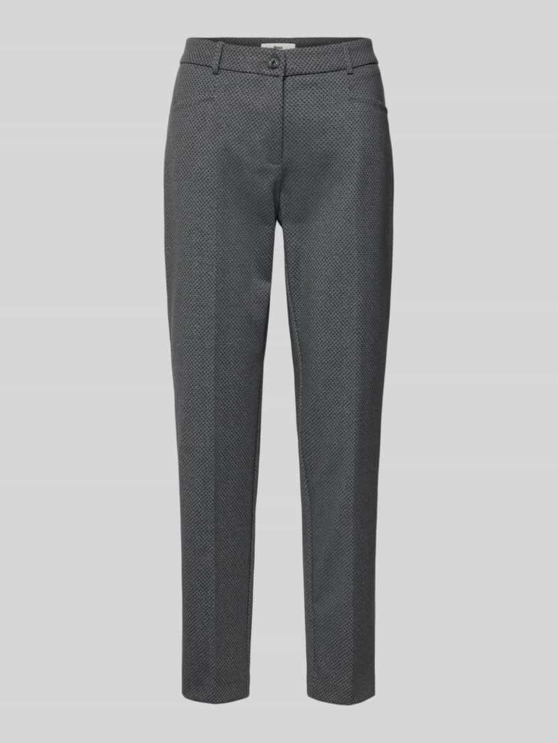 Spodnie materiałowe o skróconym kroju model ‘MARON’