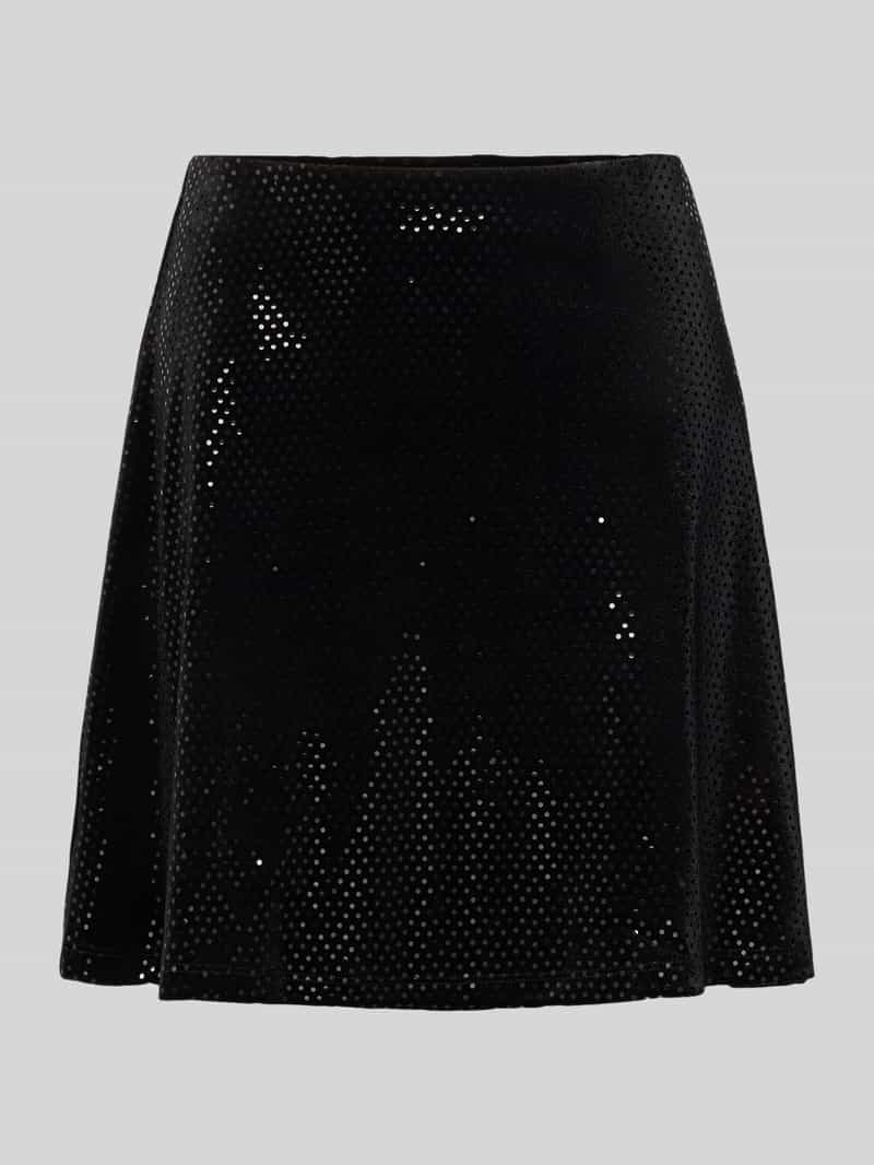 Spódnica mini z cekinowym obszyciem model ‘SENSA’