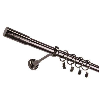 Karnisz pojedynczy 25 mm onyx I 200 cm Cylinder żabka