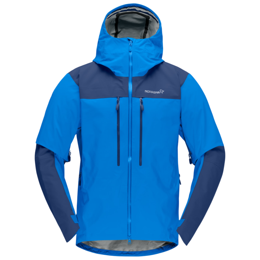 Kurtka męska Norrona trollveggen Gore-Tex Pro light Jacket Rozmiar: M / Kolor: niebieski