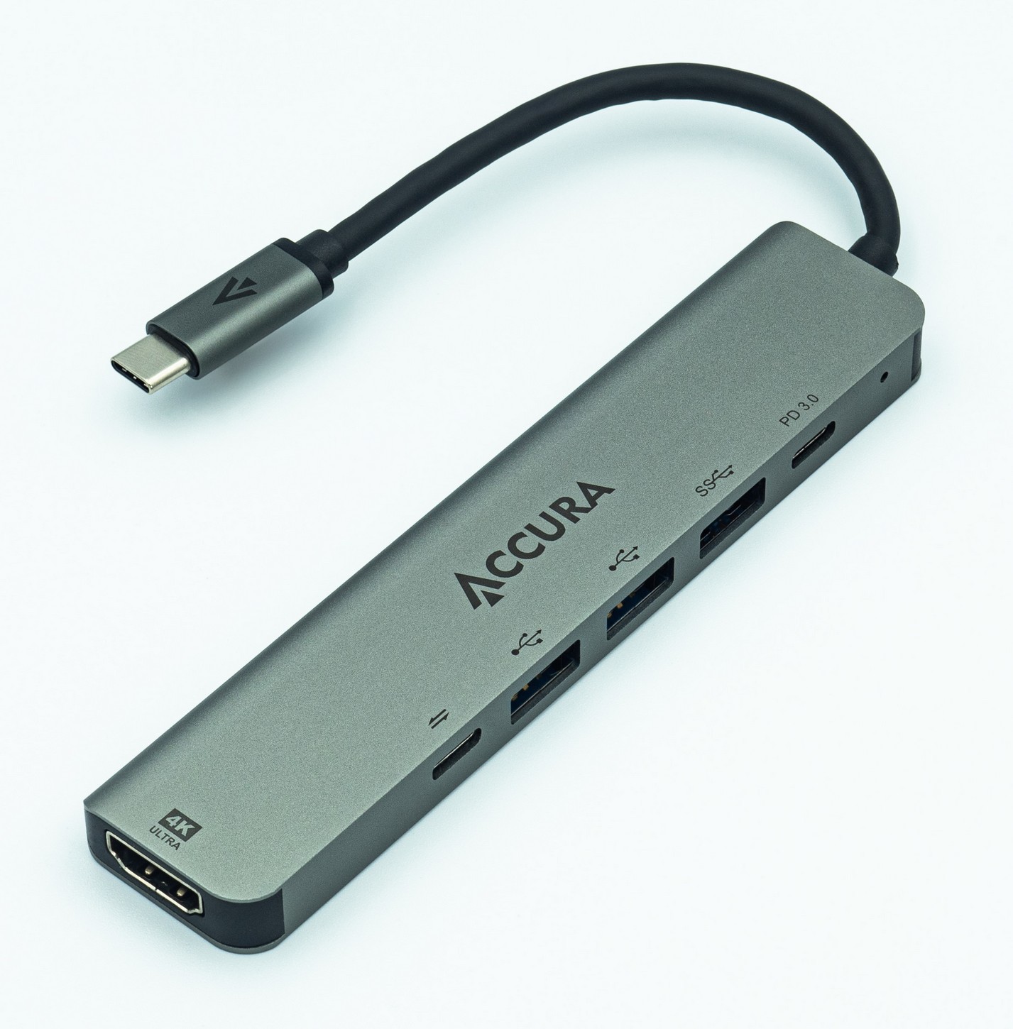 Accura USB-C 6w1 1x USB-C PD 100W 1x USB 3.0 2x USB 2.0 1x HDMI 1x USB-C ACC4157