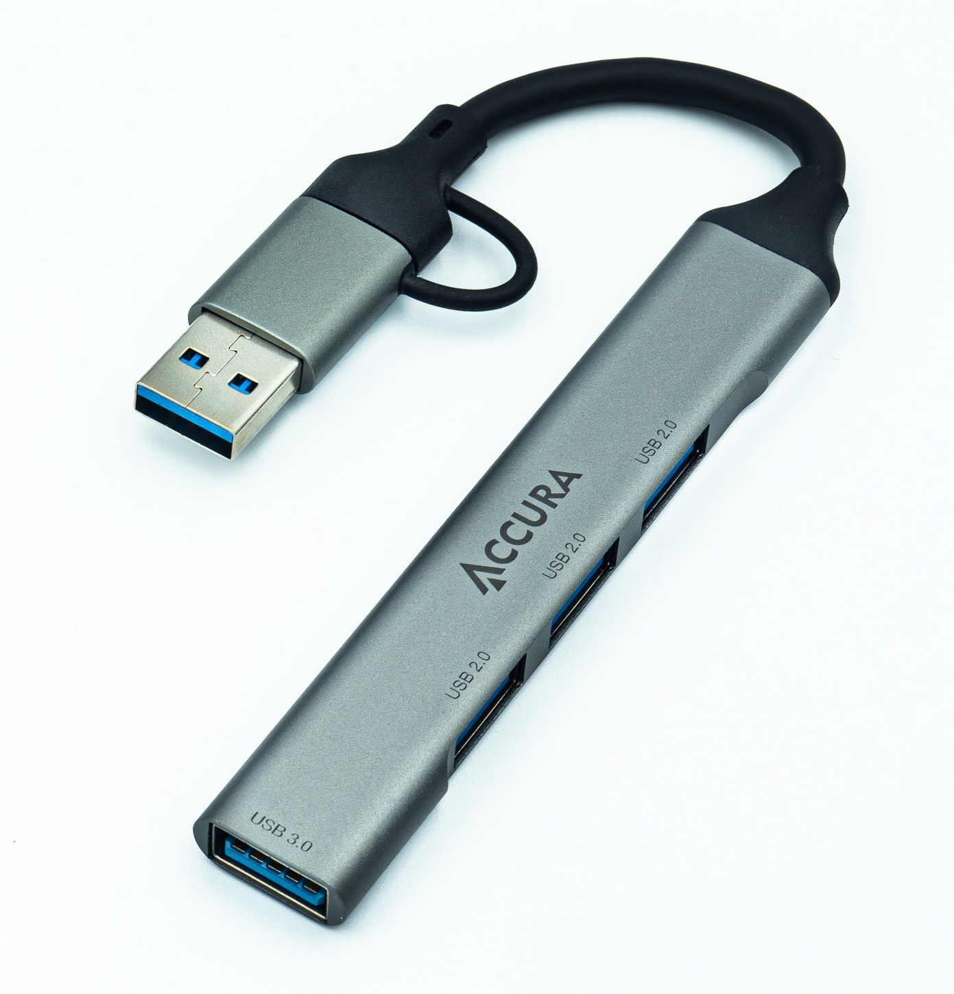 Accura USB-A/USB-C 4w1 1x USB 3.0 3x USB 2.0 ACC4153