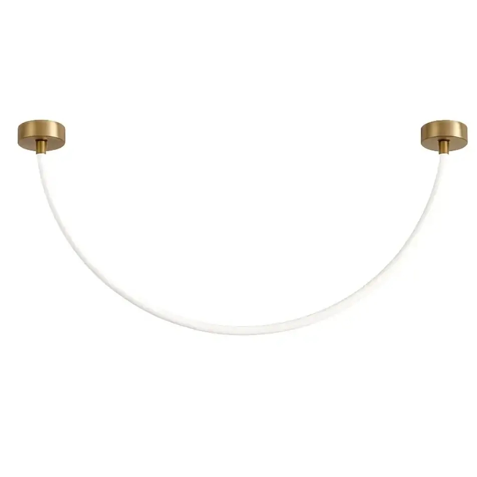 Wisząca lampa wężyk Skyline LWSL-WW-1M LED 20W 3000K złota biała