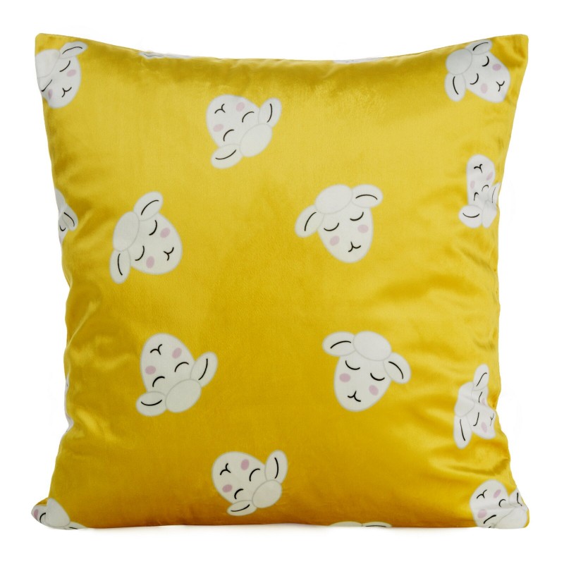 Poszewka KIDS1 45x45 cm musztardowa welwet