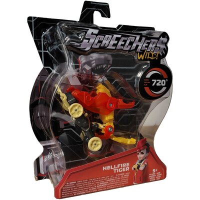 Figurka ALPHA TOYS Screechers Wild! Transformujący Pojazd Hellfire Tiger Piekielny Tygrys 685001