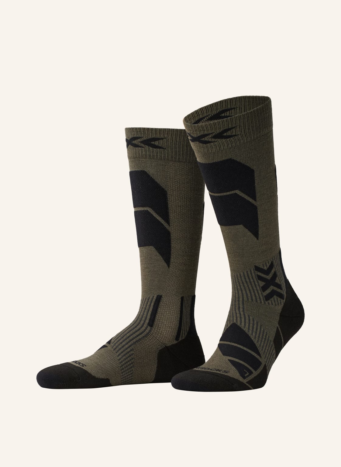 X-Socks Skarpety Narciarskie Ski Perform Merino Z Dodatkiem Wełny Merino gruen