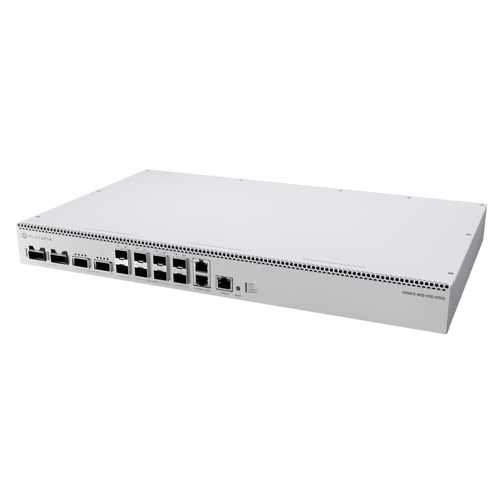 MikroTik Cloud Router Switch CRS812 DDQ (CRS812-8DS-2DQ-2DDQ-RM)