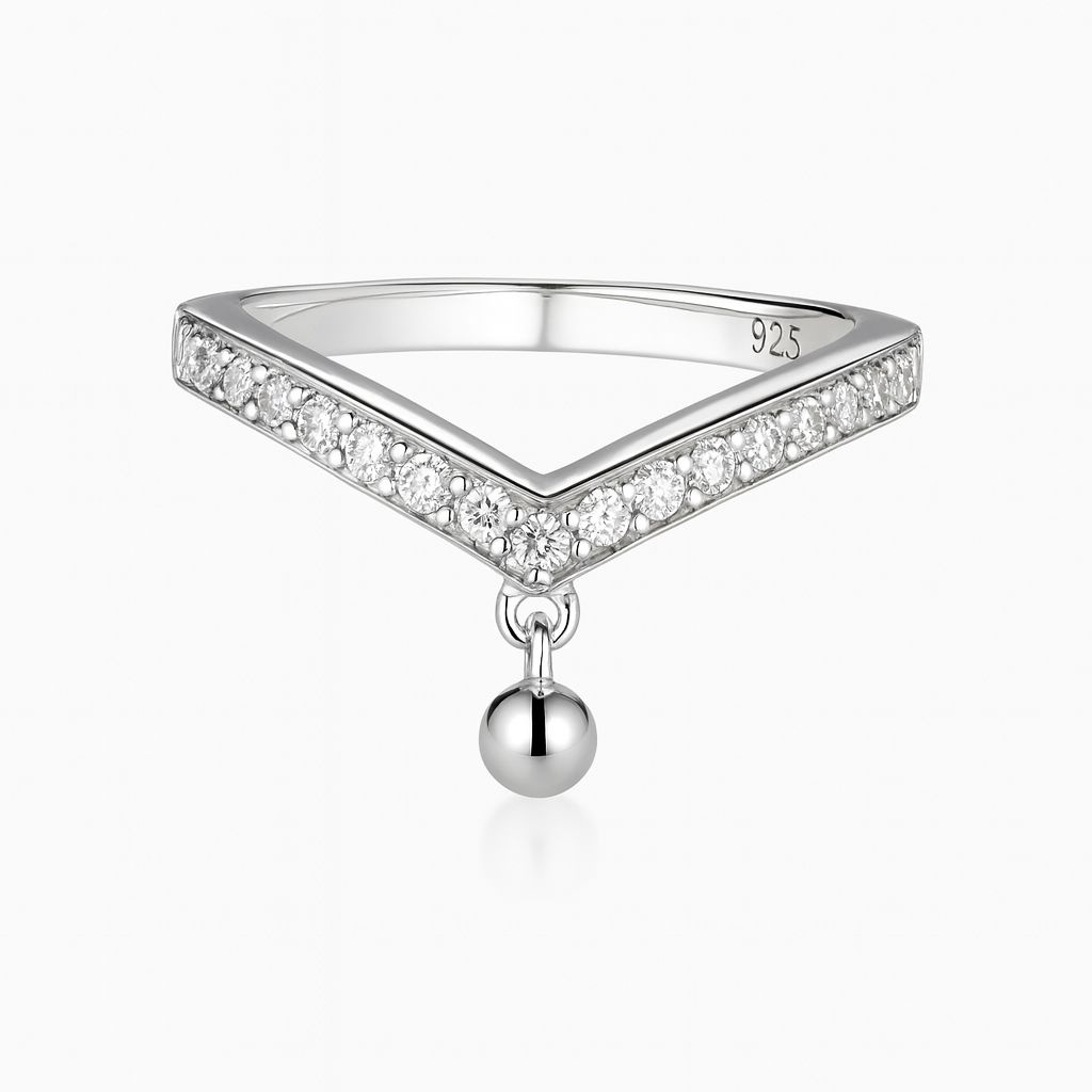 Biżuteria DIAMONFIRE 6118701082165. Pierścionek, Kolor szary. Kobieta.