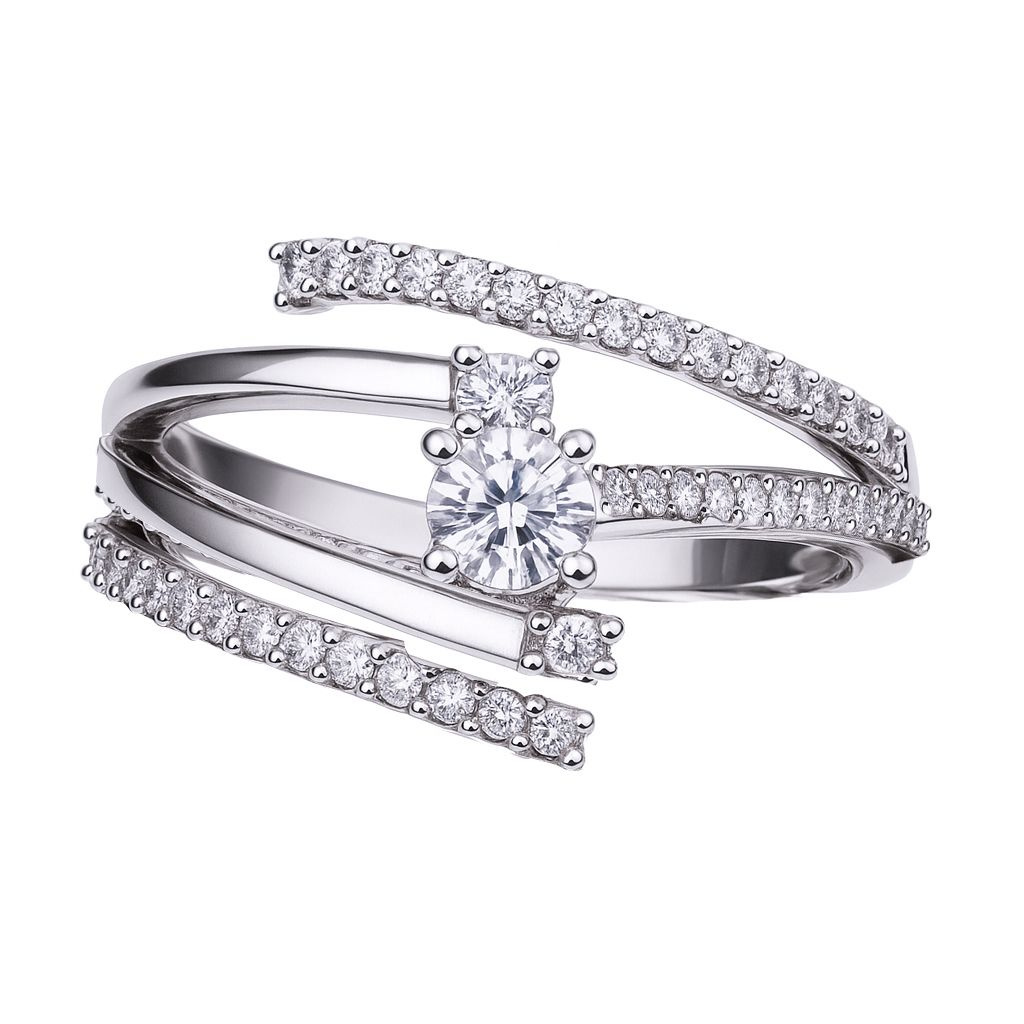 Biżuteria DIAMONFIRE 6119251082160. Pierścionek, Kolor szary. Kobieta.