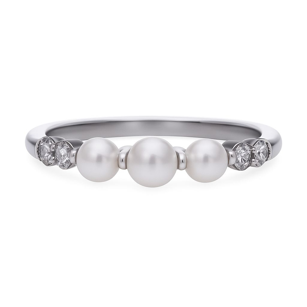 Biżuteria DIAMONFIRE 6119291082170. Pierścionek, Kolor szary. Kobieta.
