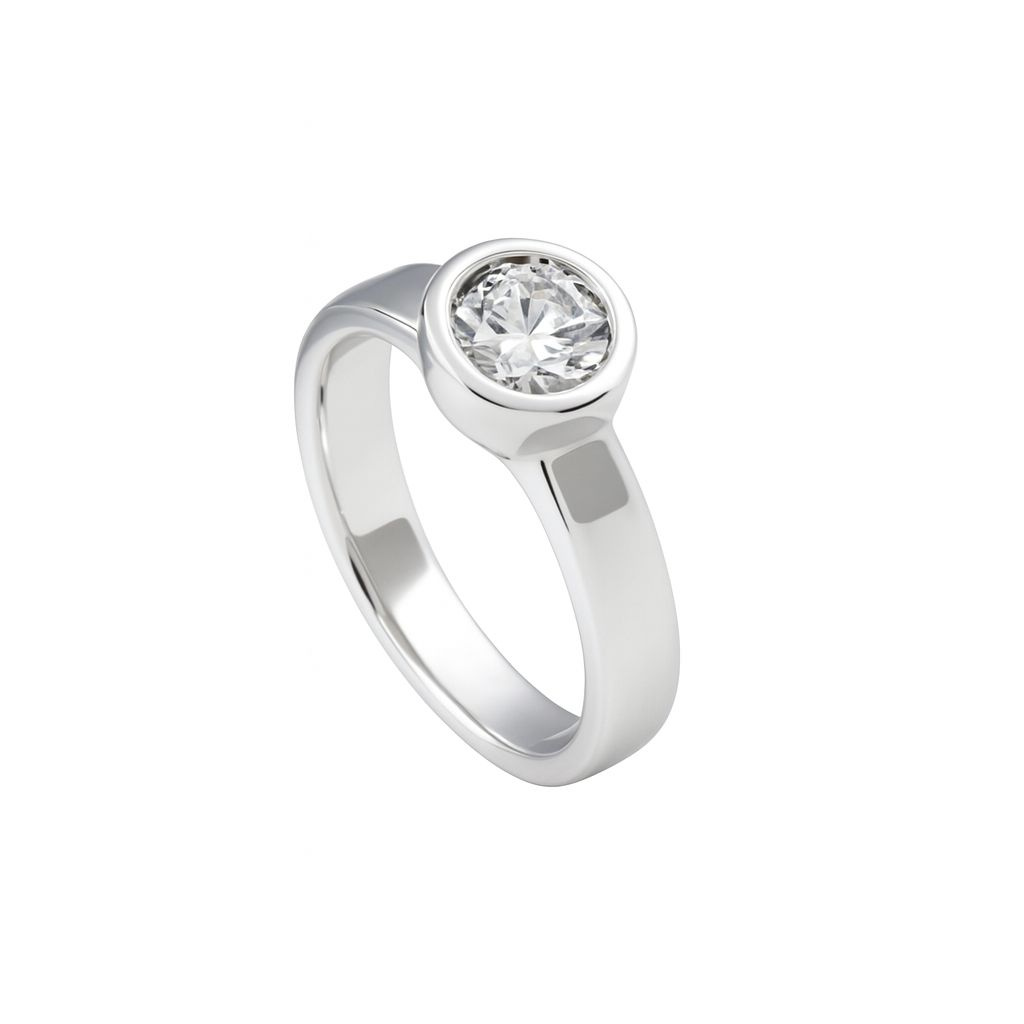 Biżuteria DIAMONFIRE 6112311082165. Pierścionek, Kolor szary. Kobieta.