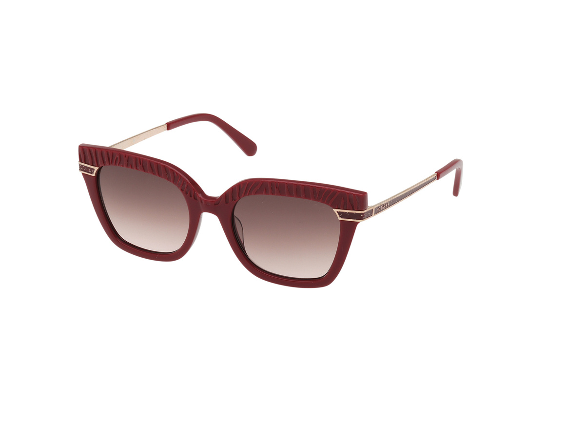 Okulary GUESS GF00015-5169T. Okulary przeciwsłoneczne, Kolor czerwony. Kobieta.