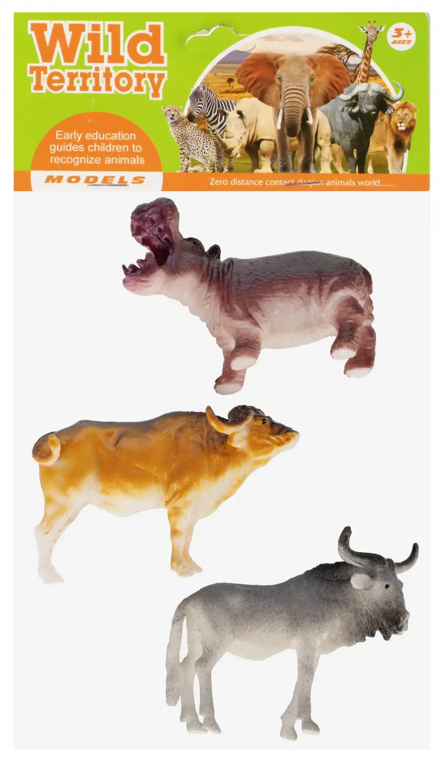 Dzikie zwierzęta. 3 sztuki