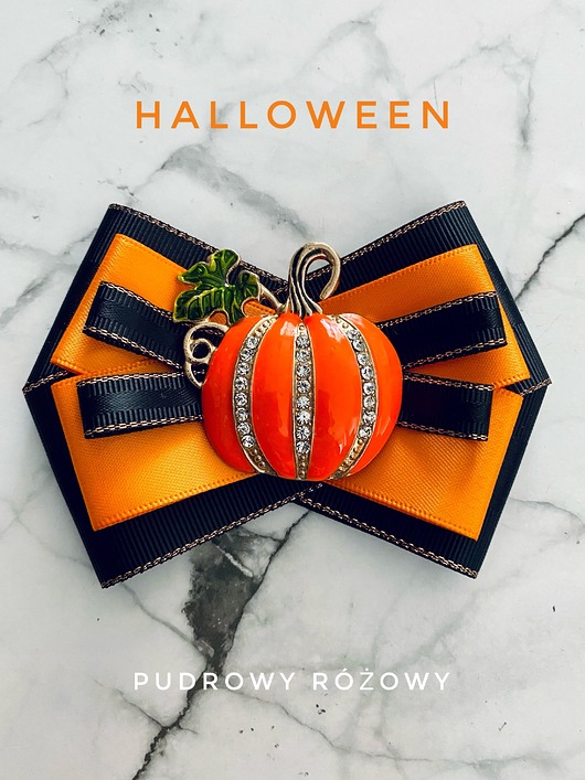 Brosza z niesamowitą Dynią Halloween New