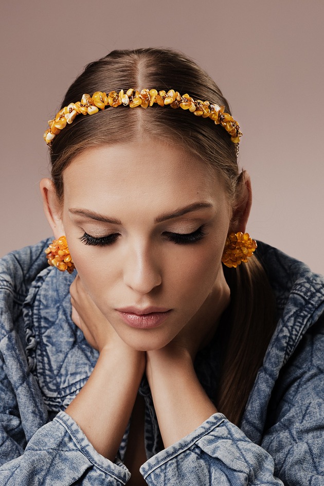 Opaska Amber Echo Golden