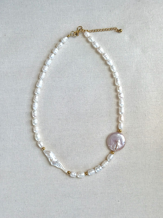 Choker Romantyczny z pereł