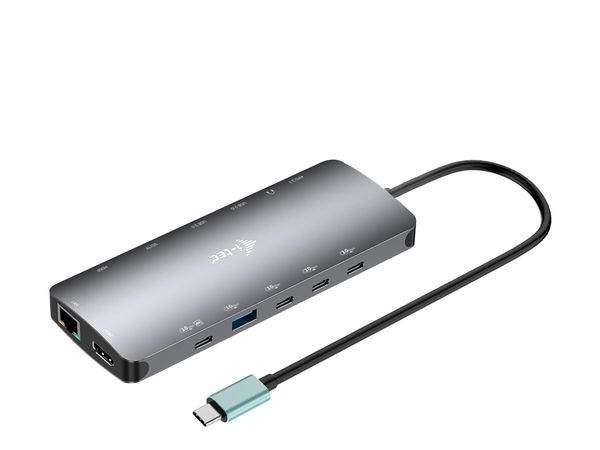 I-TEC USB-C Nano 3x Display Dock 2x HDMI +USB-C video PD 140W C31NANOTRIPLEDOCKPD