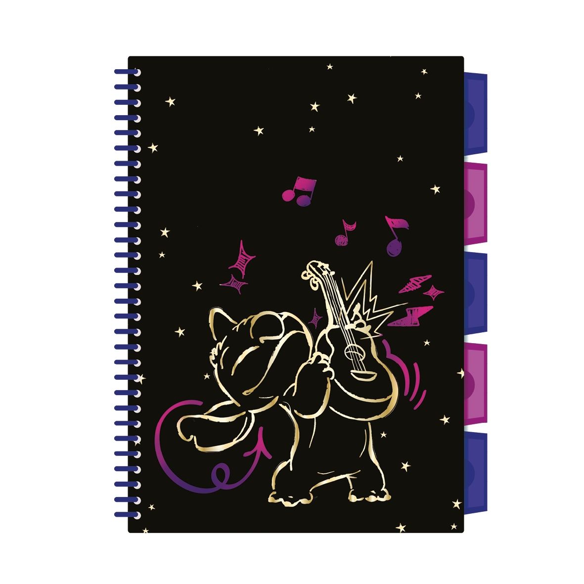 Patio Kołobrulion B5 Disney Gold Stitch project book 100 kartek wzór 3