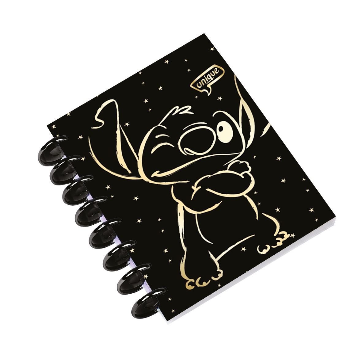Patio Kołobrulion A5 Disney Gold Stitch big ring 100 kartek wzór 2