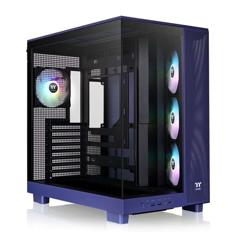 Thermaltake CA-11E-00MNWN-00 zabezpieczenia & uchwyty komputerów Midi Tower Niebieski