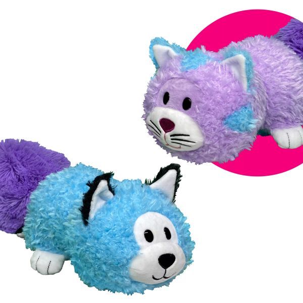 FlipaZoo: Odwracana przytulanka z kota na husky