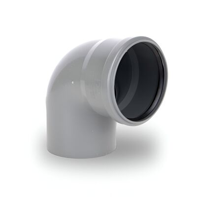 Kolano kanalizacyjne fi 110/90 popiel