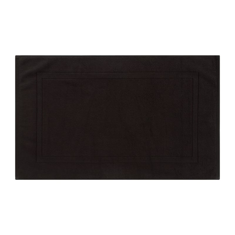 Dywanik łazienkowy Terry 80x50 cm czarny SENSEA