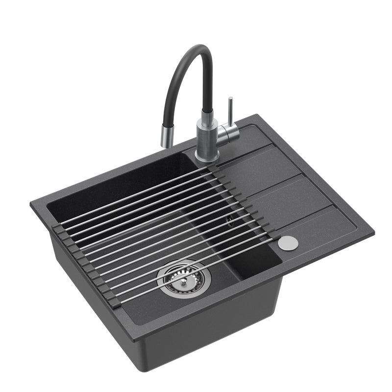 Zlewozmywak kuchenny granitowy Bonus 56 cm Quadron