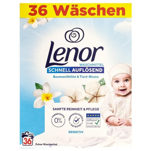 Lenor Sensitiv 1,98 kg proszek do prania hipoalergiczny 36 prań