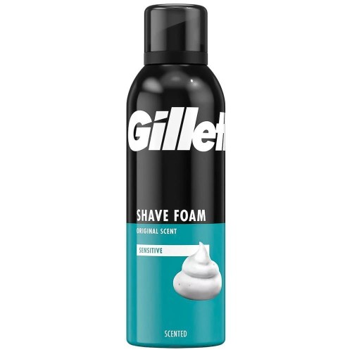 Gillette Sensitive Shave Foam 200 ml pianka do golenia dla skóry wrażliwej
