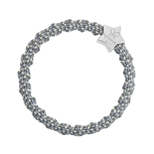 By Eloise London Metallic Silver Star Gumka do włosów 1 szt Odcień Ash