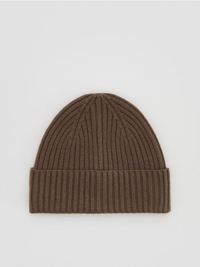 Reserved - Czapka beanie - brązowy