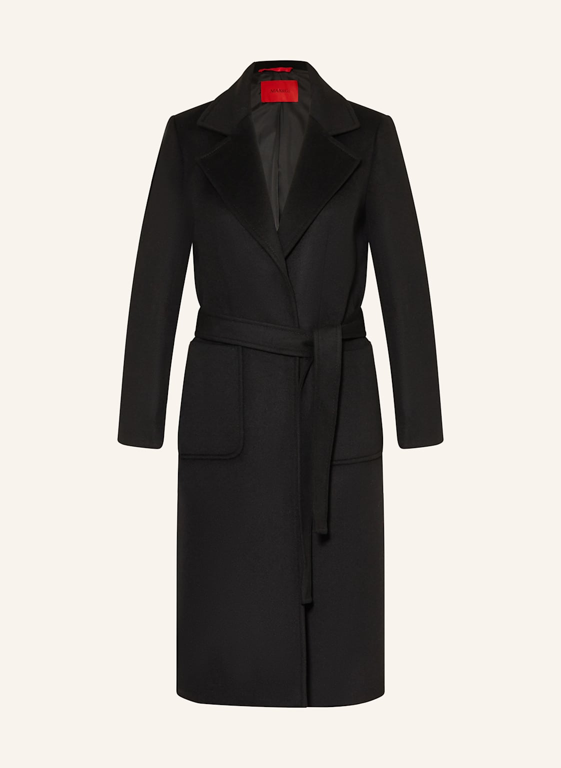 Max & Co. Płaszcz Wełniany Runaway schwarz