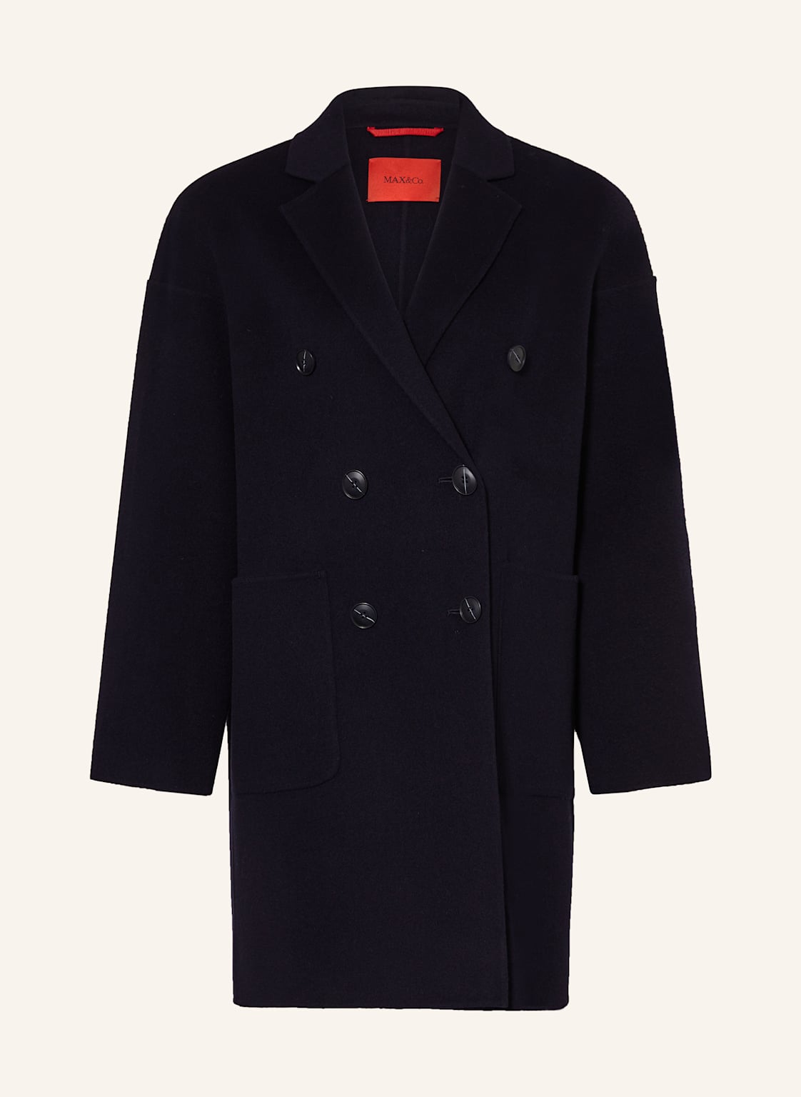 Max & Co. Płaszcz Wełniany Riccardo blau