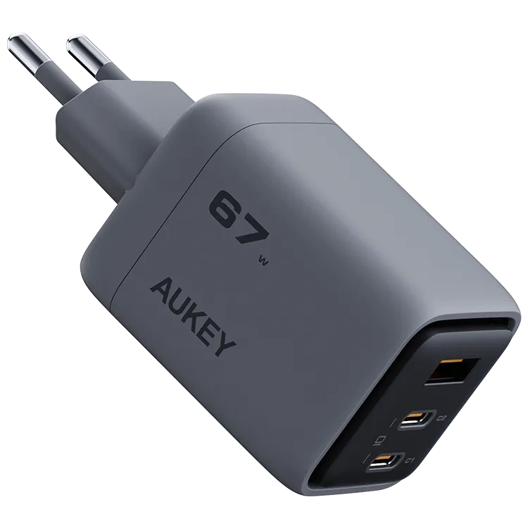 Aukey Kompaktowa Ładowarka sieciowa PA-C3 Comet Mix 3 67W GaN