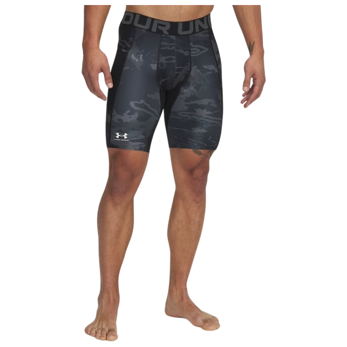 Męskie kalesony Under Armour HG Armour Printed Lg Sts Rozmiar: S / Kolor: czarny