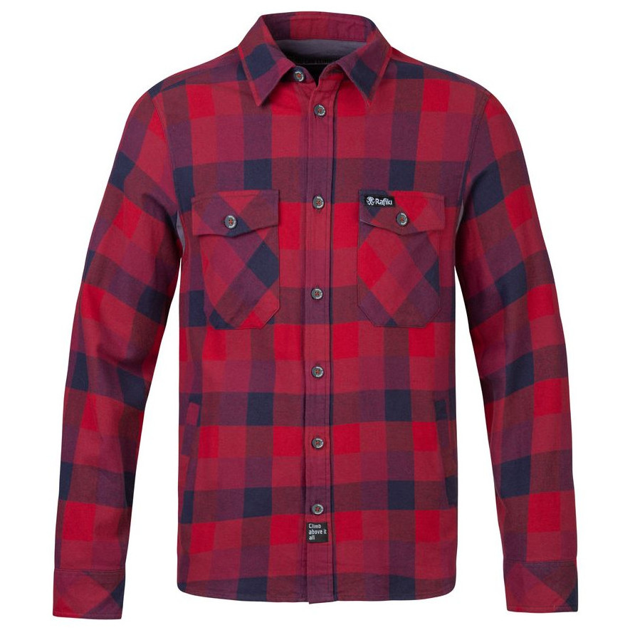 Koszula męska Rafiki Virage Rozmiar: M / Kolor: czerwony