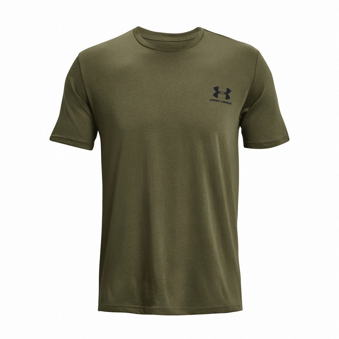Koszulka męska Under Armour Sportstyle Left Chest SS Rozmiar: XXL / Kolor: ciemnozielony