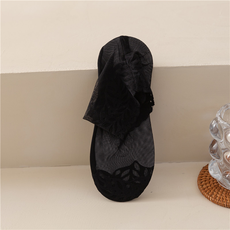 TEMU 3 Pary Damskich Poliamidowych Spandexowych Dzianin W Jednolitym Kolorze Krótkie Skarpetki, 200 G/m², Na Wiosnę, Jesień, Do Ręcznego Prania