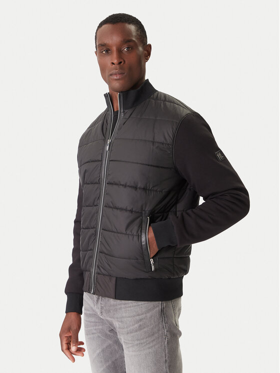 KARL LAGERFELD Kurtka przejściowa 505065 554563 Czarny Regular Fit