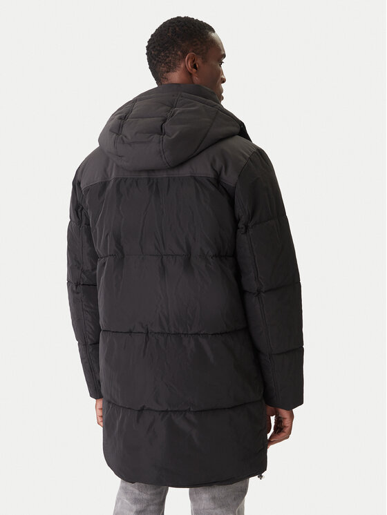 KARL LAGERFELD Płaszcz zimowy 455001 554501 Czarny Regular Fit