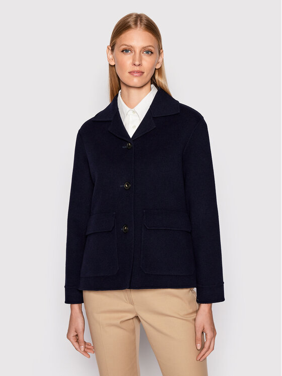 Weekend Max Mara Kurtka przejściowa Cervino 50460129 Granatowy Regular Fit
